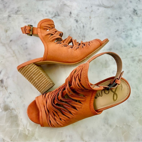 Sam Edelman “Holly” Ginger Orange Bootie ~ Size 7 - Picture 14 of 16